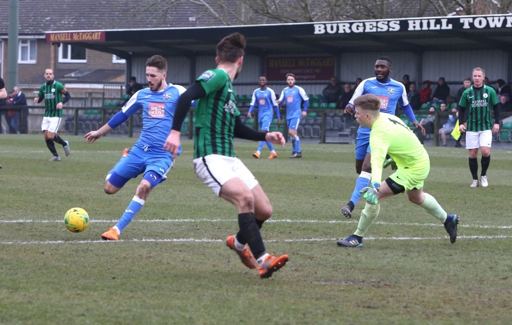 Football: Derry leads Tonbridge Angels' demolition of Burgess Hill